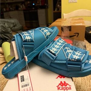 Kappa Banda Mitel Slide Sandals sz 9 mens or 10.5 women new in box .